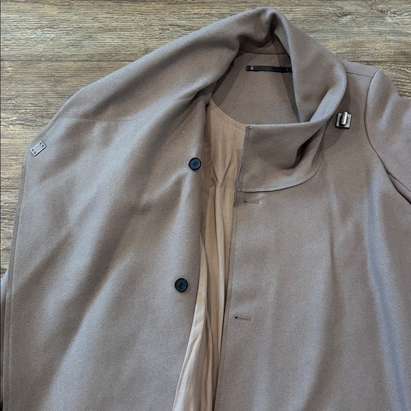 All Saints Italian Wool City Monument Coat - Women's Size 0 - EUC - Picture 8 of 15